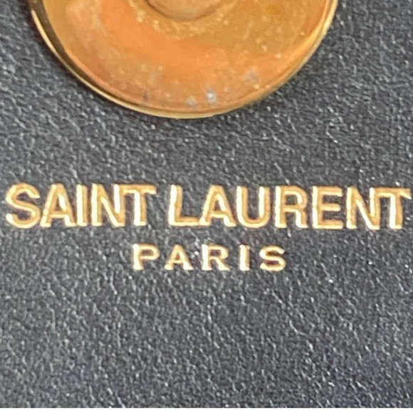 Authentic Saint Laurent Black Cassandre Clutch - Picture 14 of 15